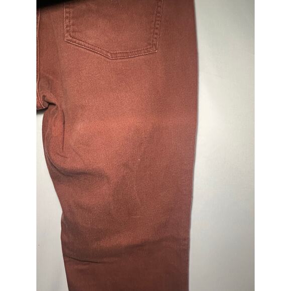 Brixton Mens Jeans Pinecone Brown Rust 34X30 Straight Leg Denim Pants - Picture 12 of 12